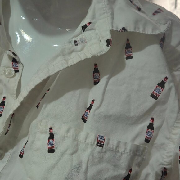 Budweiser button down shirt S 34/36 - Picture 2 of 3